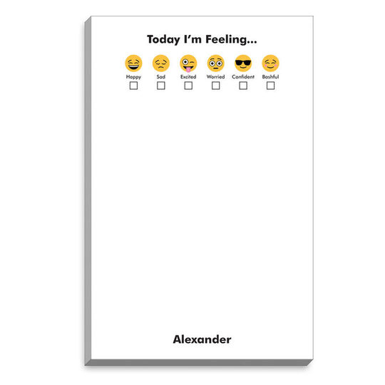 Emoji Today I’m Feeling Notepads